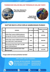Daftar Biaya Upah Kerja Pemasangan SR